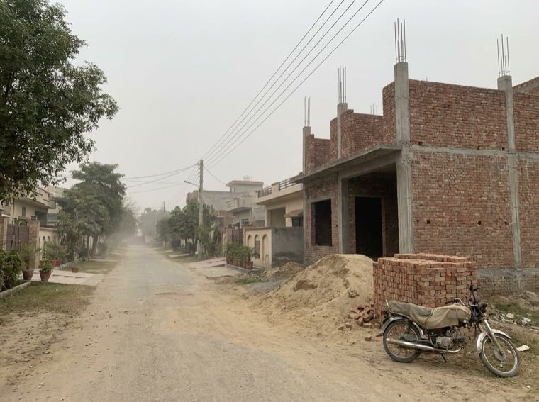 Sample photo looking north along the street